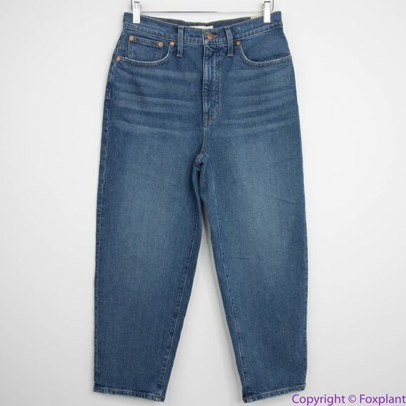 NEW Madewell Balloon Jeans in Ellisboro Wash, 29 - Picture 2 of 16